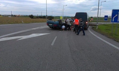 Dopravná nehoda pri Trnave