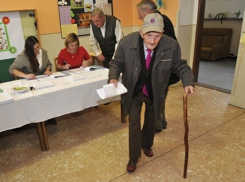Najstarší volič mesta Nováky