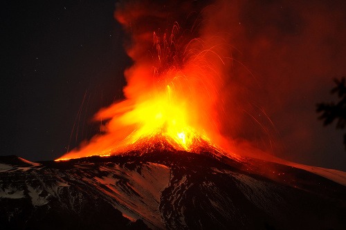 Etna opäť pohrozila