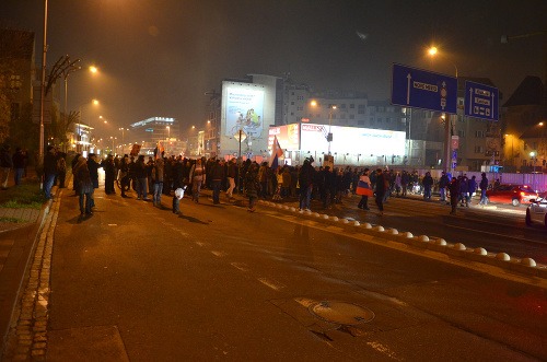 Demonštrácia v Bratislave skončila