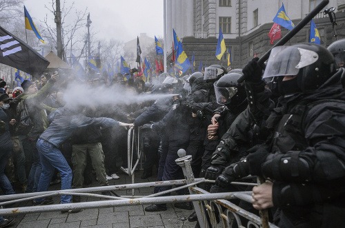 Protesty ochromili Kyjev: Stotisíc