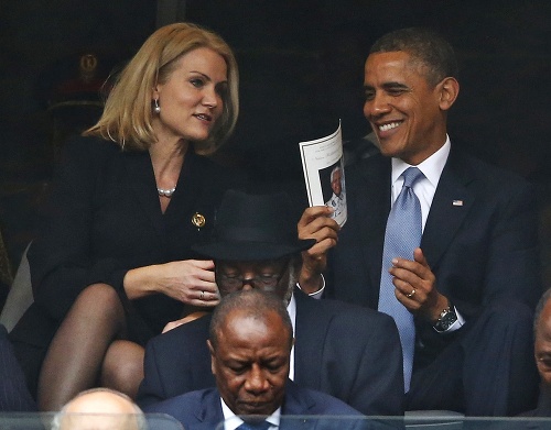 Helle Thorning-Schmidt a Barack Obama