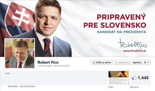 Prezidentská kampaň na Facebooku: