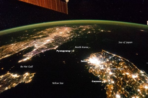 Severná Kórea je čierna