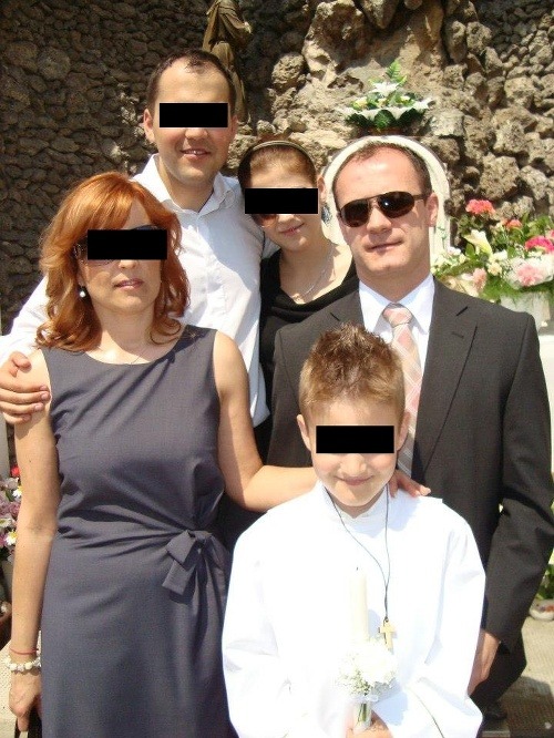 Andrej Mazáň s rodinkou.