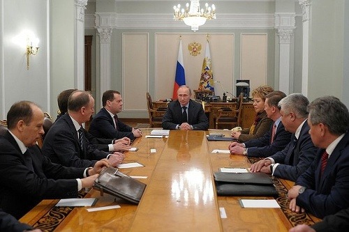 Putin a jeho bezpečnostná rada