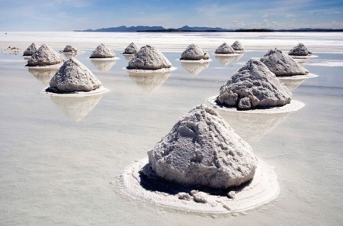 Soľné jazero Salar de Uyni, Bolívia