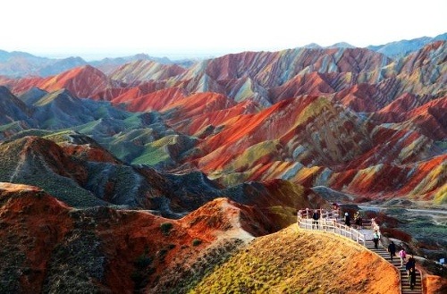 Dúhové hory Zhangye Danxia, Čína