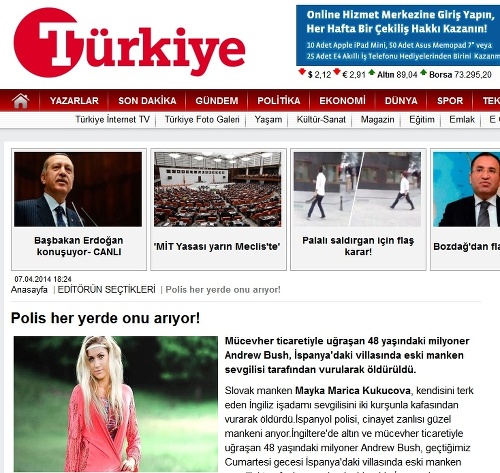 Turecko - Polícia ju hľadá všade!