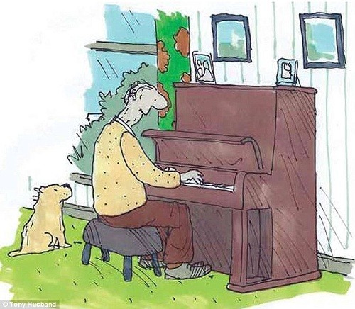 A mal rád hru na piano, najmä Boogie Woogie a blues. Kedysi dokonca hrával v armádnej kapele.