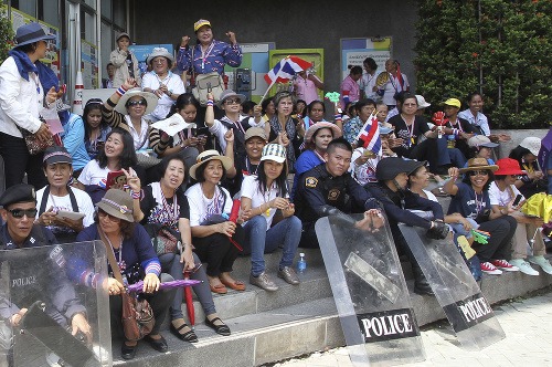 Protivládne demonštrácie v Thajsku