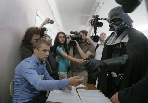 Darth Vader kandidát ukrajinskej