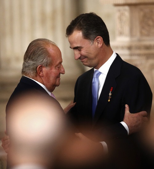 Abdikujúci panovník Juan Carlos