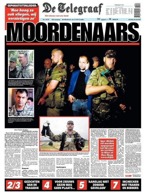 Holandský denník zase označil za vinníkov členov zo separatistickej skupiny