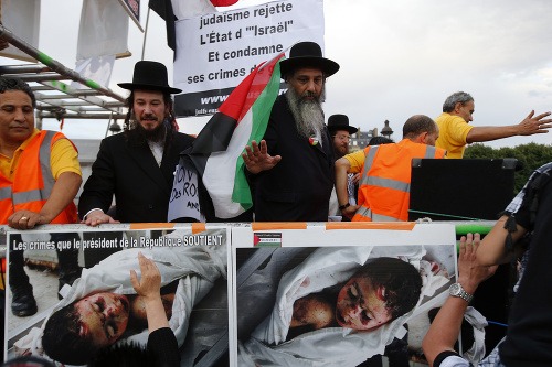 Protest na podporu Gazy