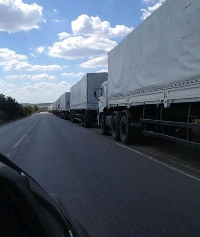 Ruský humanitárny konvoj sa