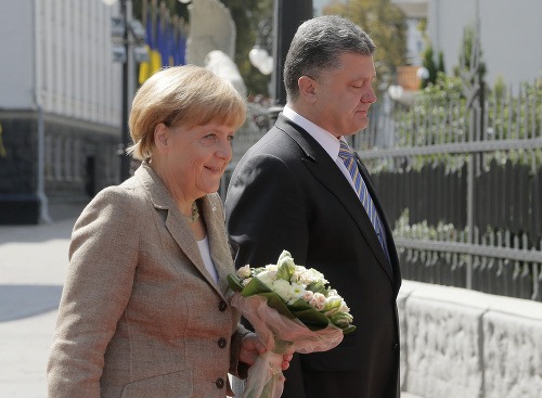 Angela Merkelová a Petro