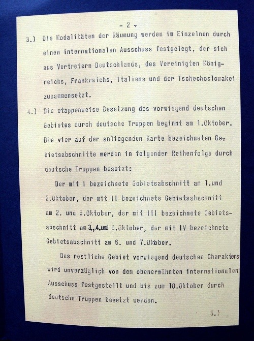 Originál Mníchovskej dohody