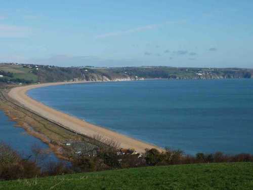Pláže Slapton Sands na juhu Anglicka pripomínajú francúzske pláže v Normandii