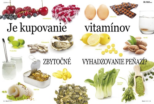 Vitamínové doplnky ‏- potreba