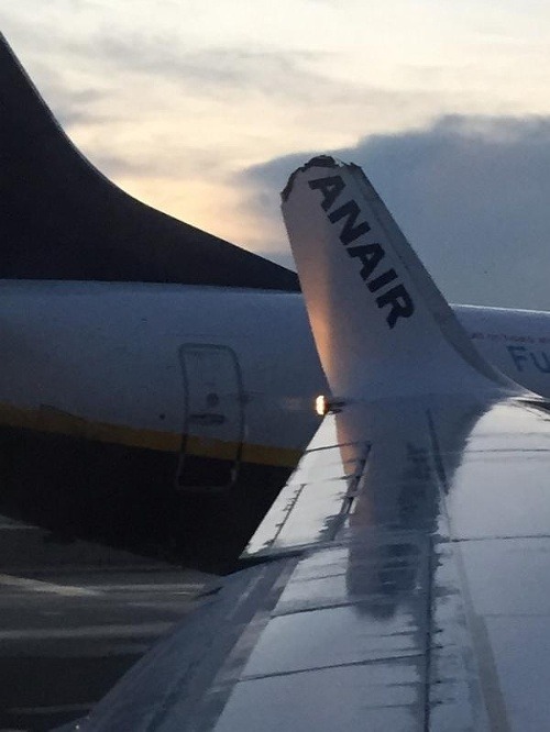 Lietadlo spoločnosti Ryanair spôsobilo
