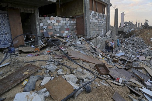 Vojnou zničené pásmo Gazy