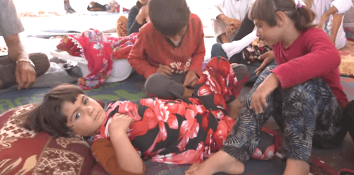 Deti jezídskych utečencov