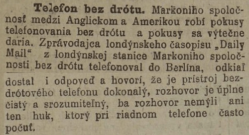 Slovenské noviny, 9. 7. 1914
