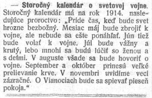 Slovenský denník, 21. 10. 1914