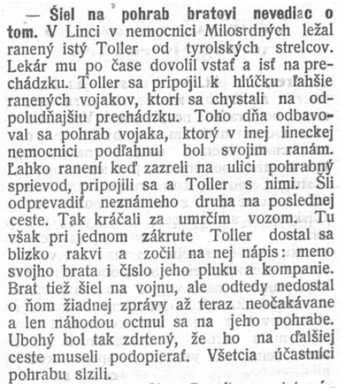 Slovenský denník, 24. 10. 1914