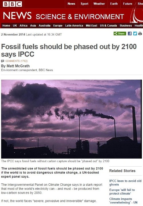 O správe IPCC písali