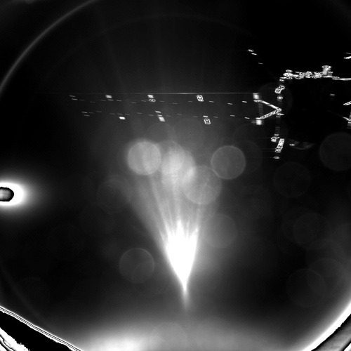 Prvá snímka, ktorú modul Philae vyhotovil po oddelení od materskej lode Rosetta