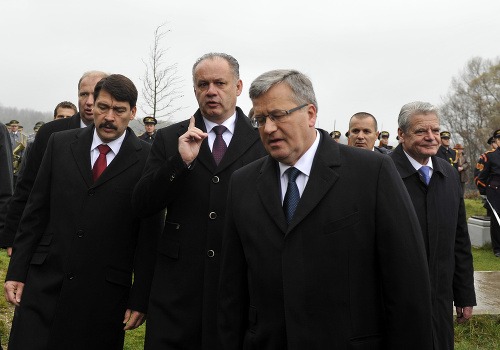 Präsidenten der Slowakei, Polens und Deutschlands