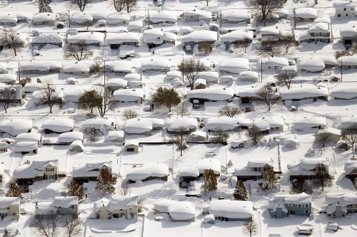 Snehová kalamita v USA