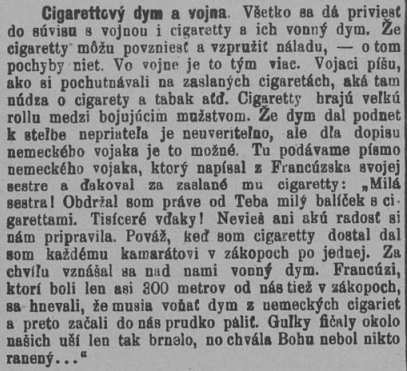 Národnie noviny, 19. 11. 1914