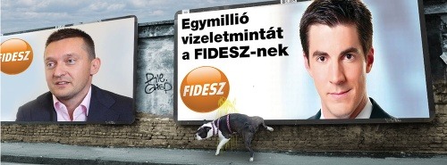 Kampaň zosmiešňuje vládnu stranu FIDESZ