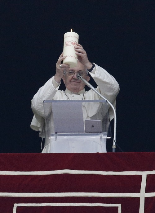 Pápež František požehnával Jezuliatka