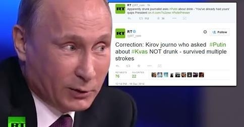 VIDEO Putinov trapas v