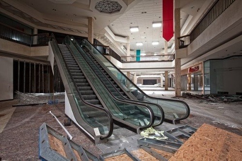 Apokalyptické FOTO nákupného centra: