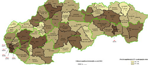 Polícia zverejnila mapu kriminality: