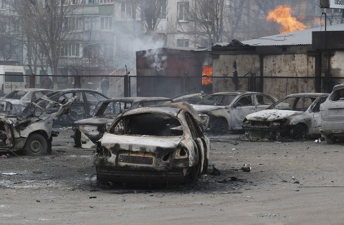 Mesto Mariupol pod paľbou