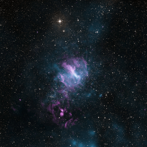 Objekt známy ako MSH 11-62 je pozostatkom po explózii jadra hviezdy. Vnútro hmloviny tvoria nabité častice
