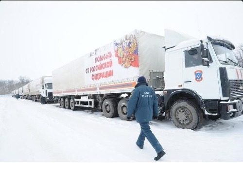 Humanitárny konvoj dorazil na