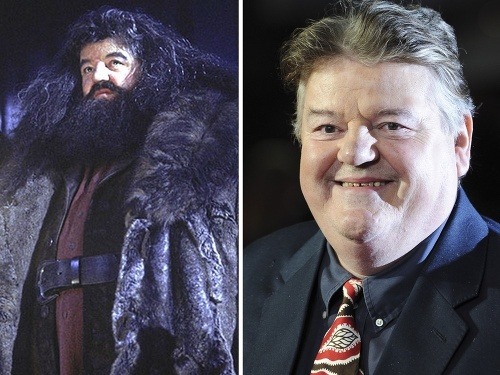 Rubeus Hagrid – Robbie Coltrane (64) sa objavil vo viacerých filmoch, napríklad aj v bondovke, no až postava obrovského školníka mu priniesla väčšiu popularitu. Od roku 1999 je ženatý a má dve deti. 