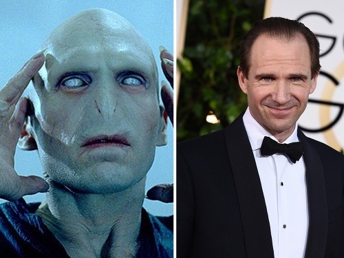 Lord Voldemort – Ralph Fiennes (52) je považovaný za herca mnohých tvárí. Na konte má účinkovanie v romantických počinoch, ale rovnako dobre dokáže stvárniť aj zloduchov. V roku 1993 sa oženil s kolegyňou Alex Kingston, s ktorou randil desať rokov. Manželstvo im ale dlho nevydržalo, po 4 rokoch od svadby sa rozviedli. 