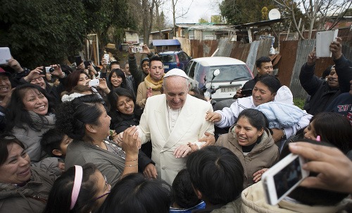 Pápež navštívil slum na