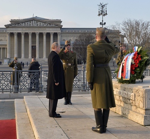 Vladimir Putin navštívil Budapešť