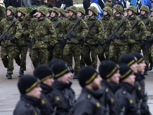 Cvičenia estónskej armády a