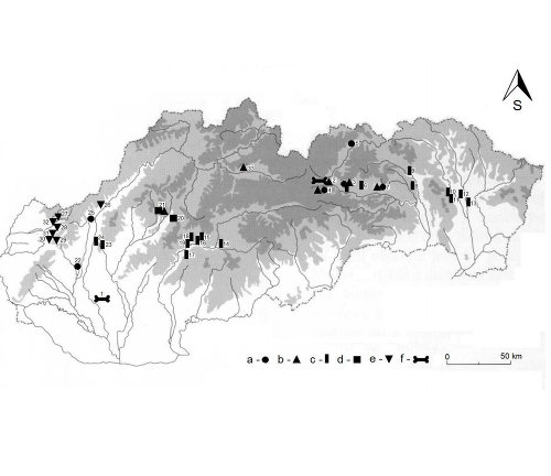 Lokality, v ktorých sa na Slovensku neandertálci zdržiavali