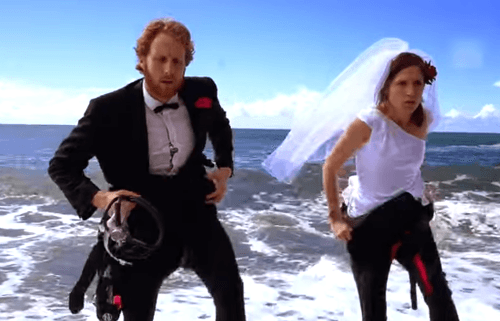 VIDEO najdobrodružnejšieho svadobného oznámenia